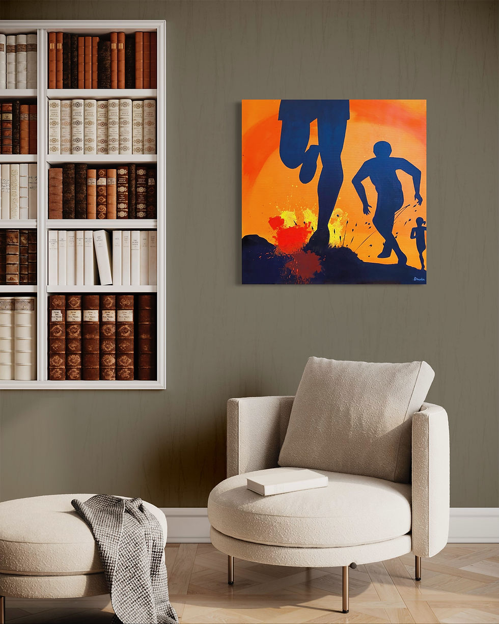 Sunset Run visualisiert