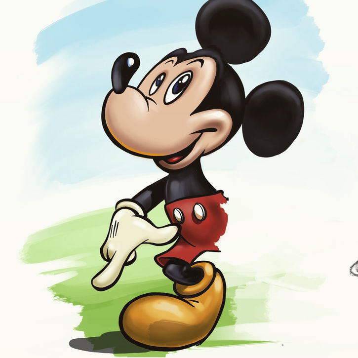 mickey sketch