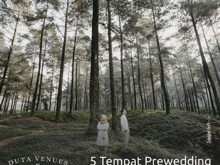 5 Tempat Pre-wedding Anti Mainstream