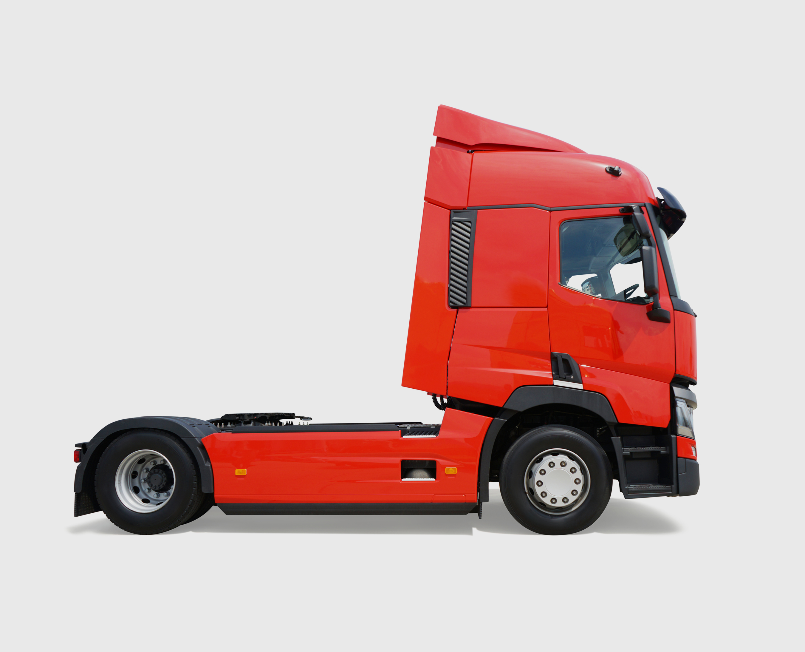 Red Semi Truck