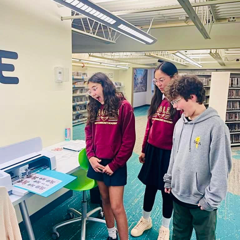 Makers WOW-ed by our Create-a-Sticker Machine.