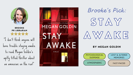 Brooke's Pick: Stay Awake by Megan Goldin