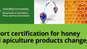 Update / Transitioning honey & apiculture products to NEXDOC
