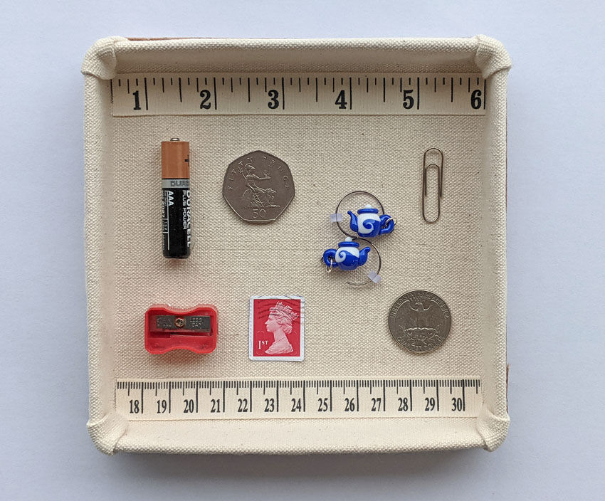 Thumbnail: Cornish wave miniature teapot earrings