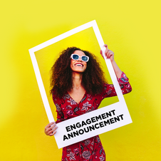 Engagement Announcement On Social!