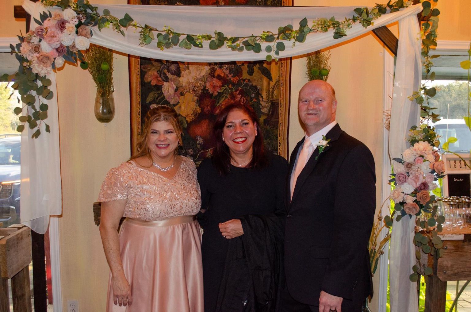 A meaningful moment during a ceremony