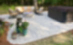 Hardscape Custom Stone Paver Patio & Stone Gas Fire-Pit
