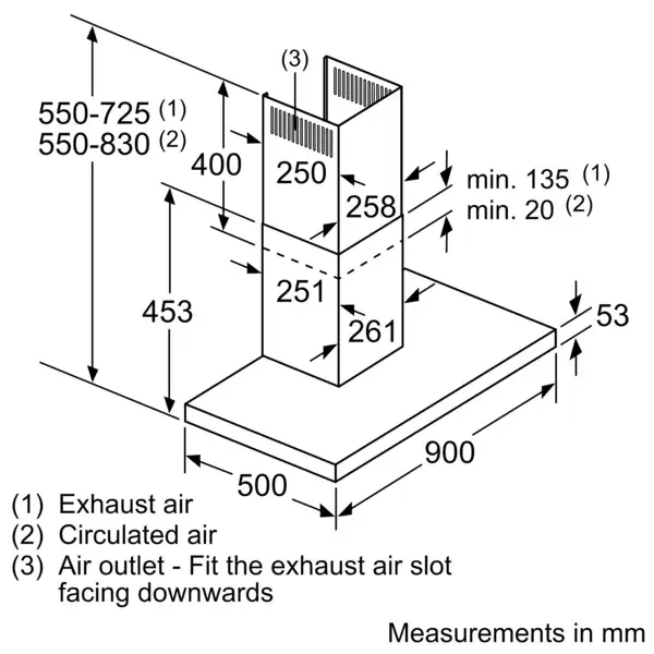 Thumbnail: Bosch DWB95BC50A 90cm Canopy Rangehood