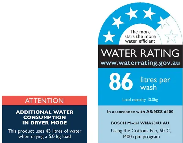 Thumbnail: BOSCH WNA254U1AU  10/5KG Washer Dryer Combo