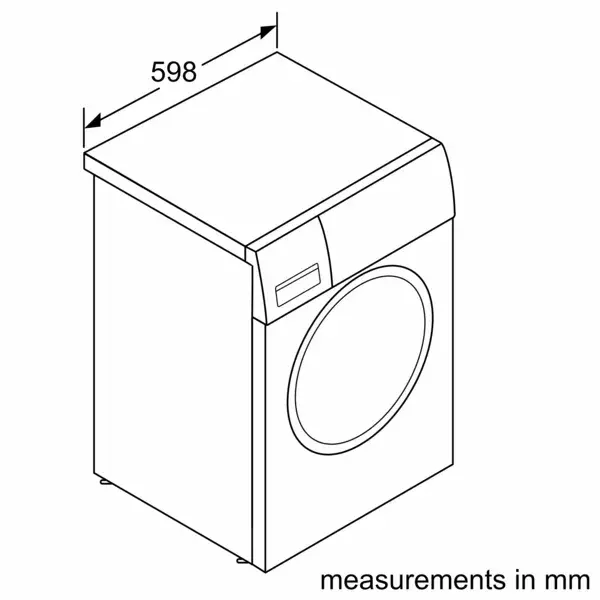 Thumbnail: Bosch WGE03408AU 8KG Front Load Washing Machine
