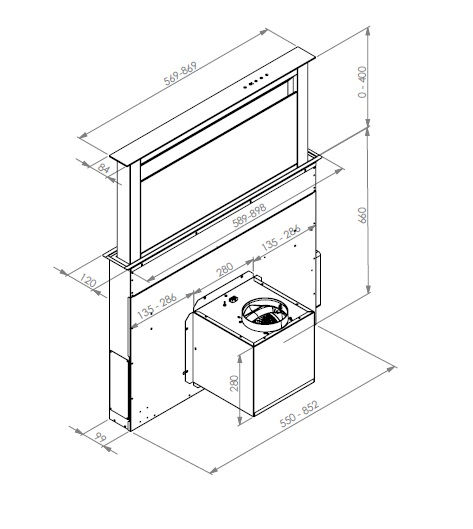 Thumbnail: Award DD602SS 60cm In-Bench Rear Riser