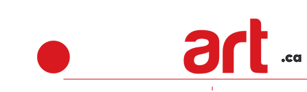 Logo de letrart.ca spécialiste en impression grand format, lettrage, habillage, enseigne commercial a Repentigny