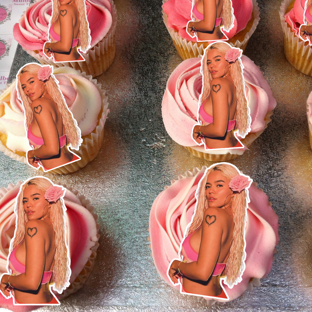 Karol G Cup Cake Toppers