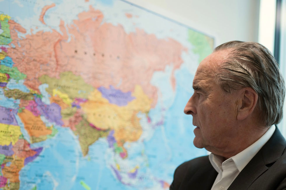 Blick auf die Welt - Sprung in der Schüssel