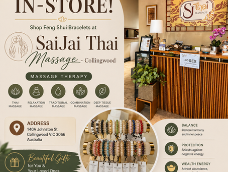 ✨ NOW AVAILABLE at SaiJai Thai Massage Place in Collingwood VIC✨