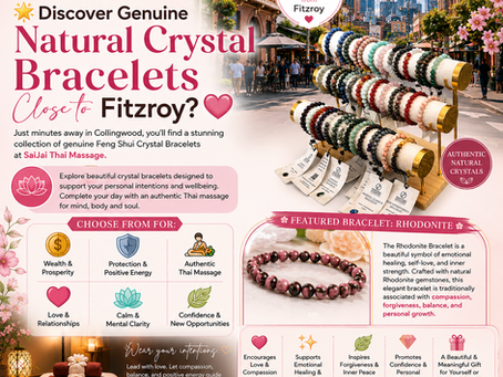 🌟 Discover Genuine Natural Crystal Bracelets Close to Fitzroy? 💗