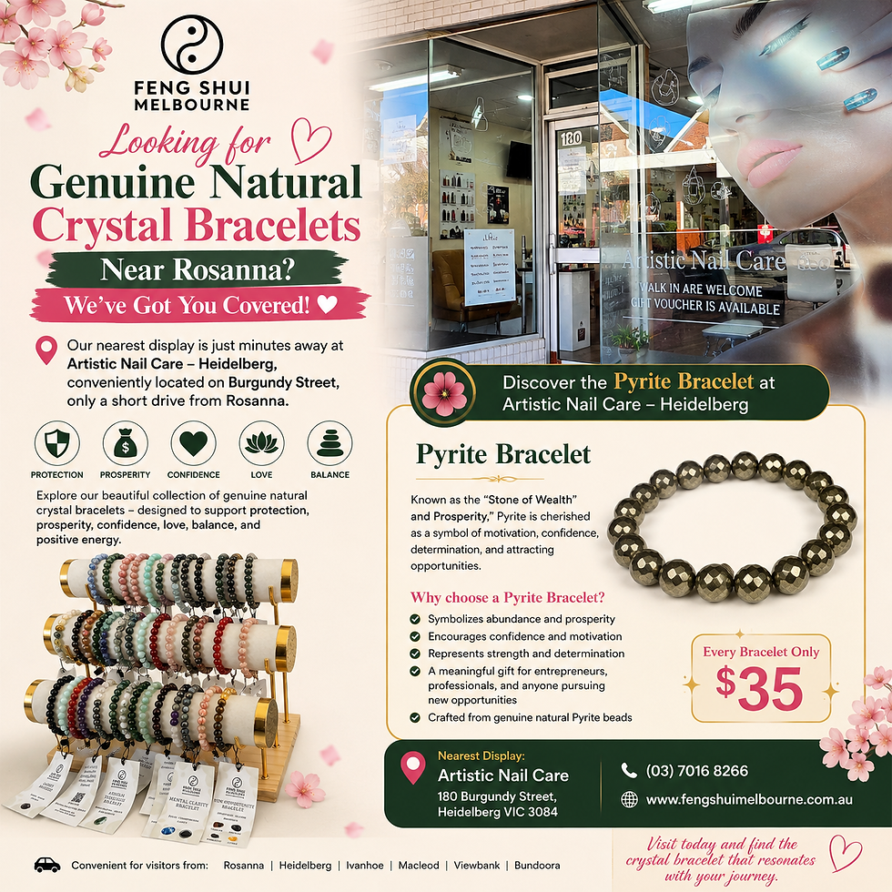 🌸 Looking for Genuine Natural Crystal Bracelets Near Rosanna? We've Got You Covered! 💗