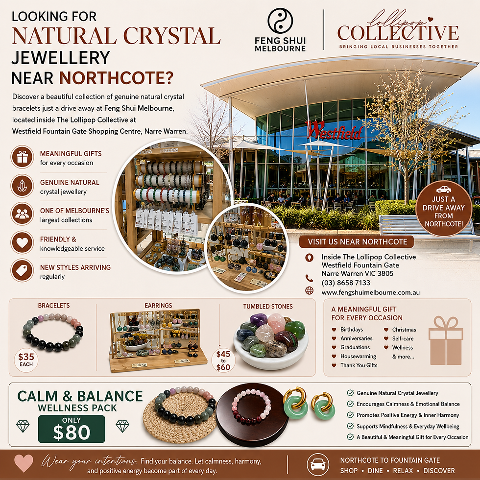 ๐ Looking for Natural Crystal Jewellery Near Northcote? ๐