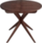 Runder Ausziehtisch Walnuss-Finish