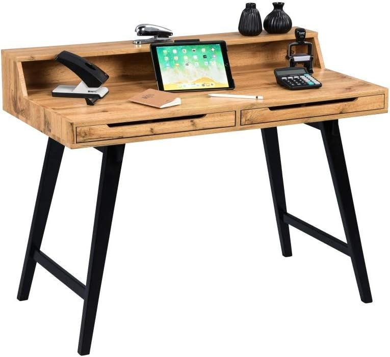 Vintage Schreibtisch Wildeiche