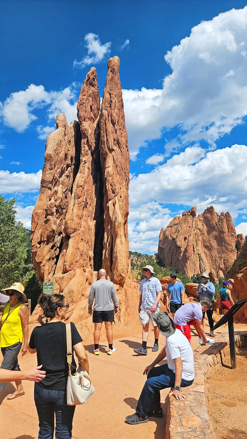 Visitors at Garden of the Gods