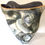 Thumbnail: Large thrown and altered vessel in grey abstract pattern with orange rim