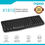 Thumbnail: Rapoo X1810 Long Life 1000 DPI  Battery Wireless Mouse And Keyboard Combo (Black