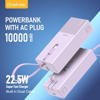 Thumbnail: Orashare CP10 10000mAh Powerbank 22.5W Super Fast Charging Power Bank With Built