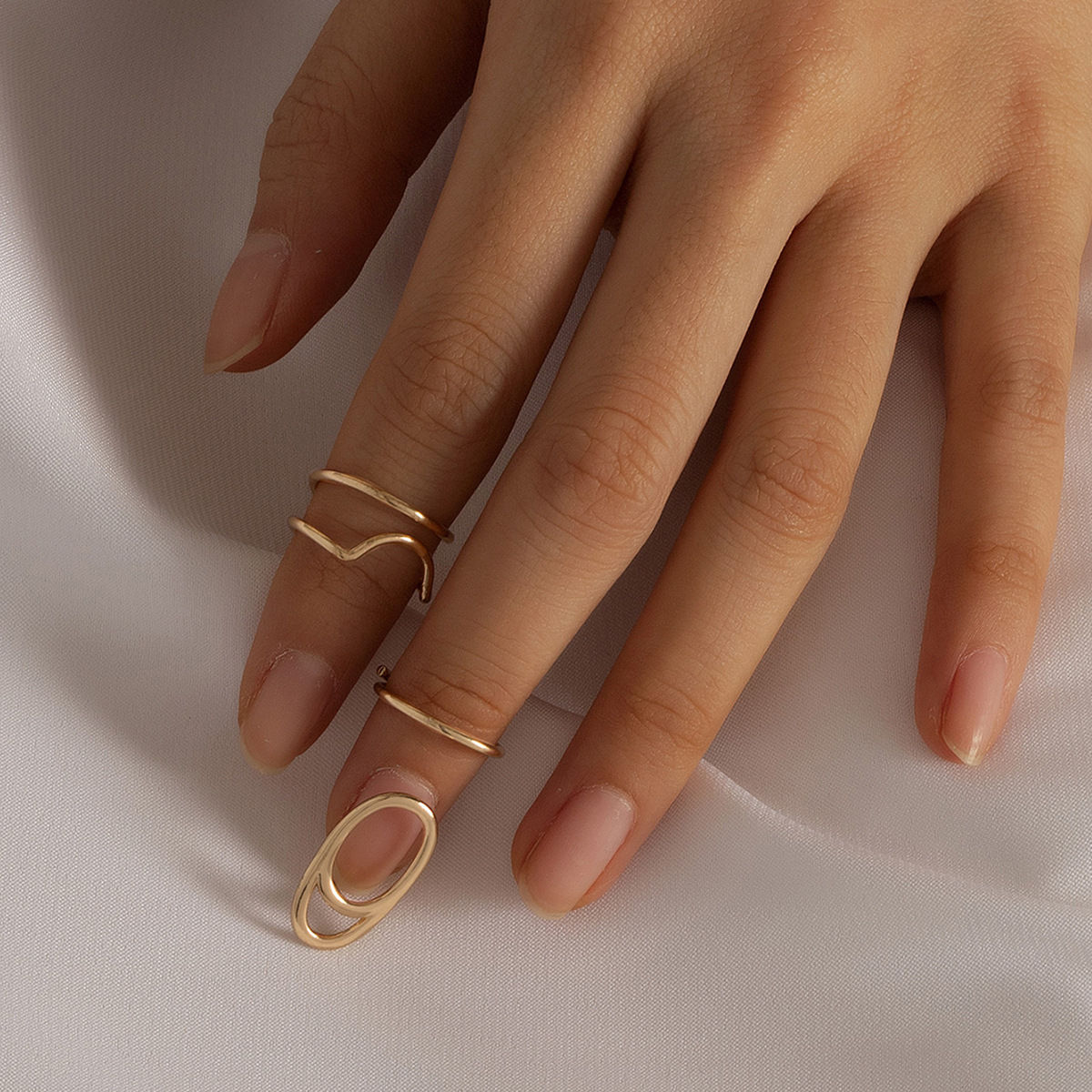 Finger Buckle with Copper Ring Set