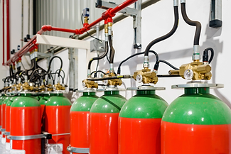 Fire suppressant tanks