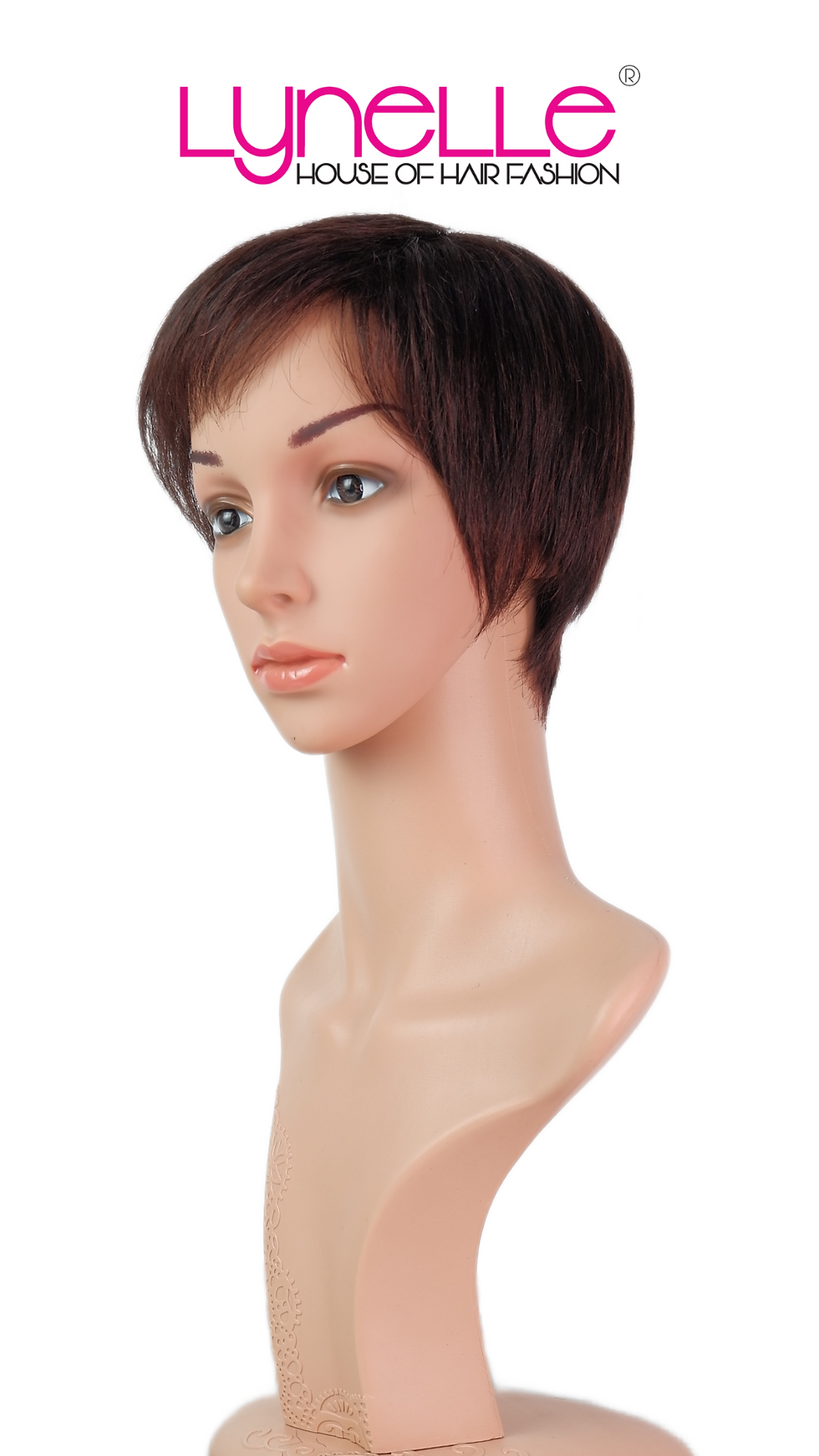 Thumbnail: Short 100% Human Hair Wig - Mich M3007