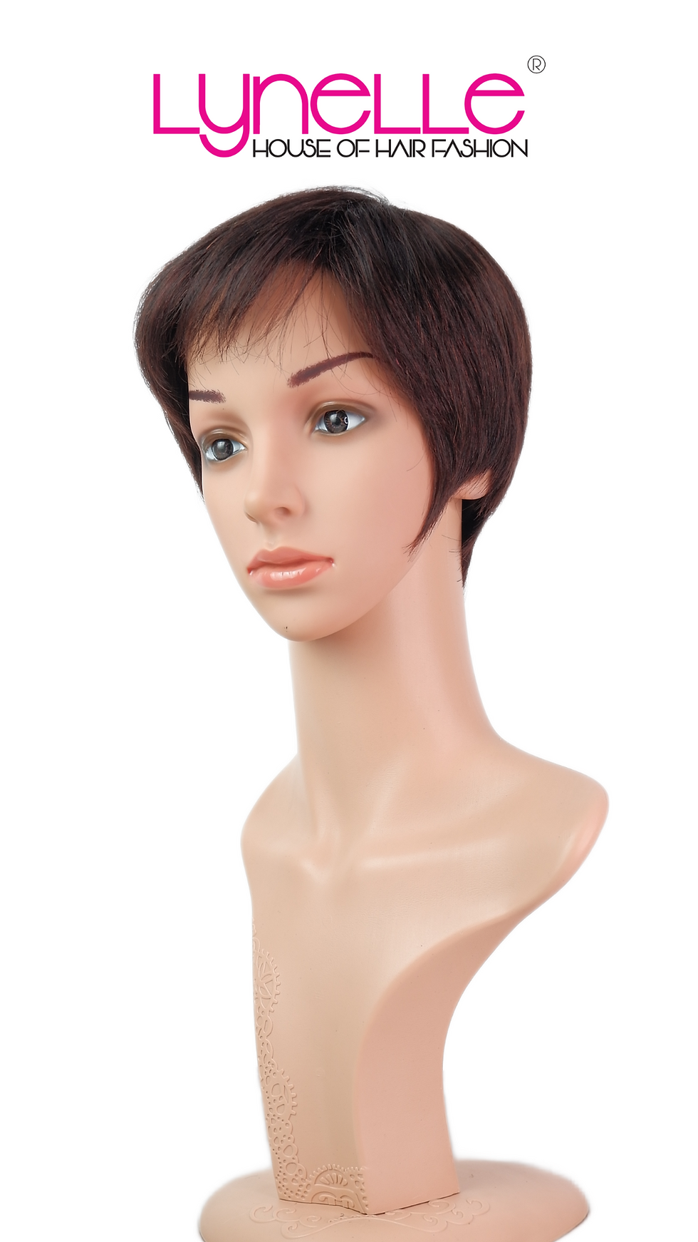 Thumbnail: Short 100% Human Hair Wig - JULIE 617FD