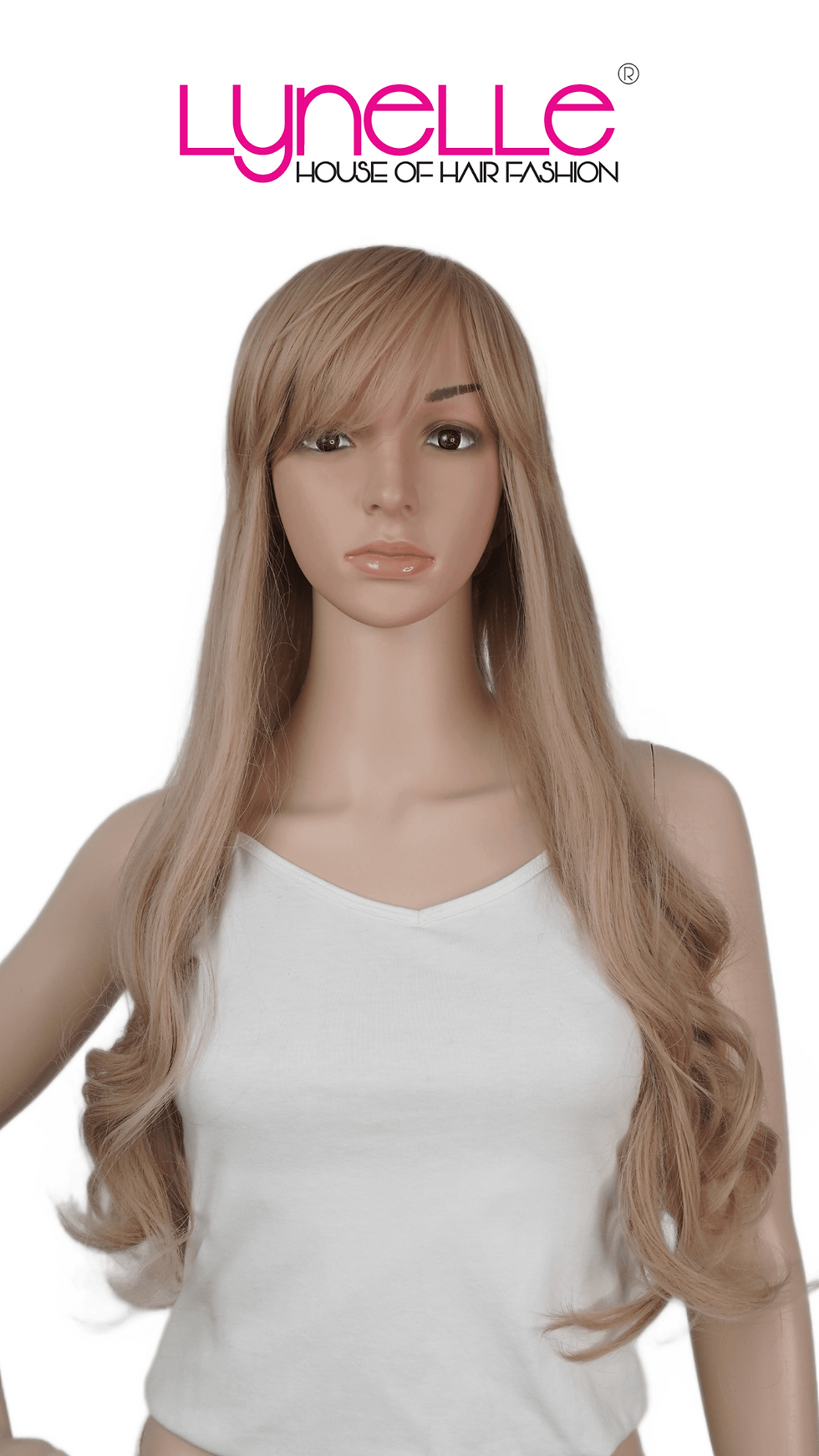 Thumbnail: Anna 1164 Long Curly Synthetic Wig with Bangs