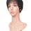 Thumbnail: Short 100% Human Hair Wig - CAREY 9138