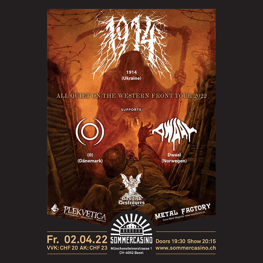 Basilisk Deströyers present: 1914 + (0) + Dwaal