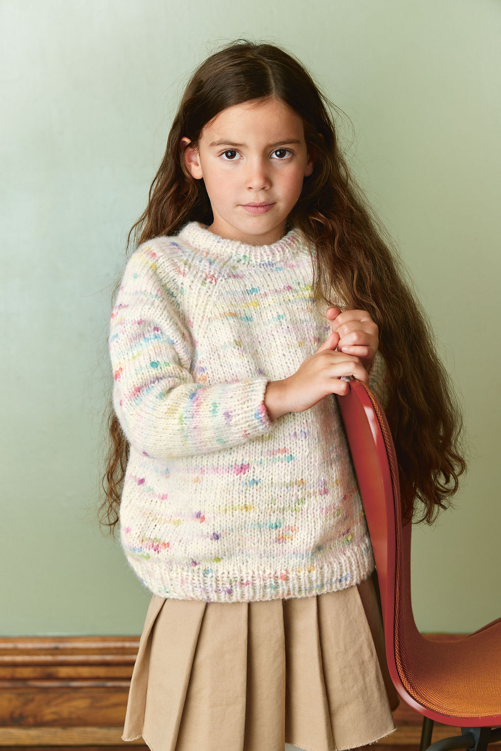 Miniaturbild: Sandnesgarn Philipe Pullover aus Poppy von vorn