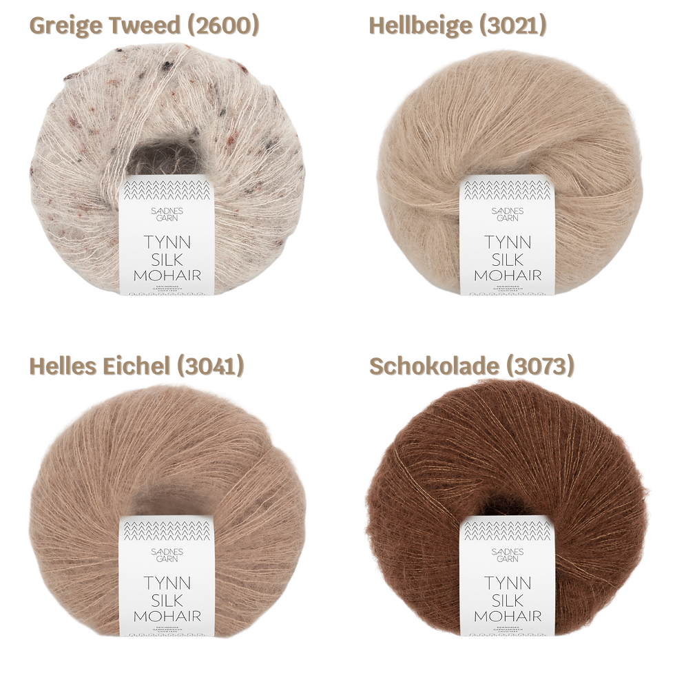 Miniaturbild: Sandnes Garn Tynn Silk Mohair 2600 3021 3041 3073