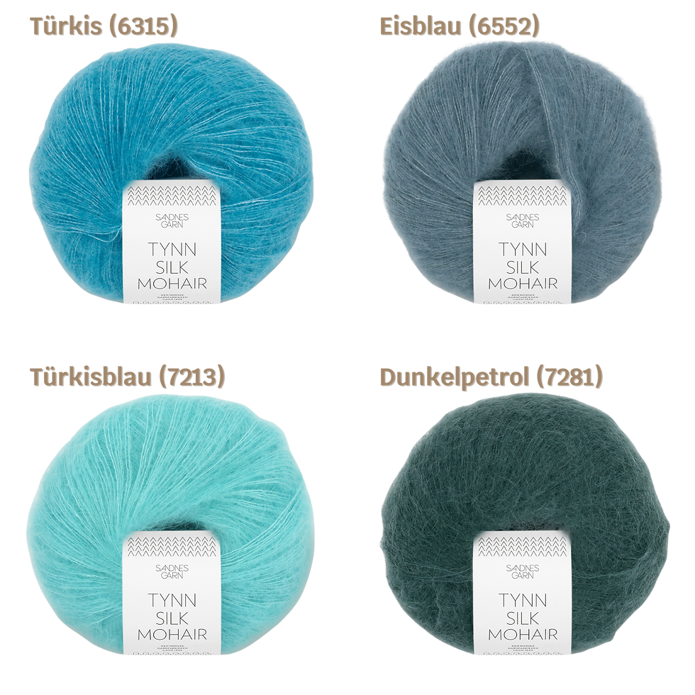 Miniaturbild: Sandnes Garn Tynn Silk Mohair 6315 6552 7213 7281