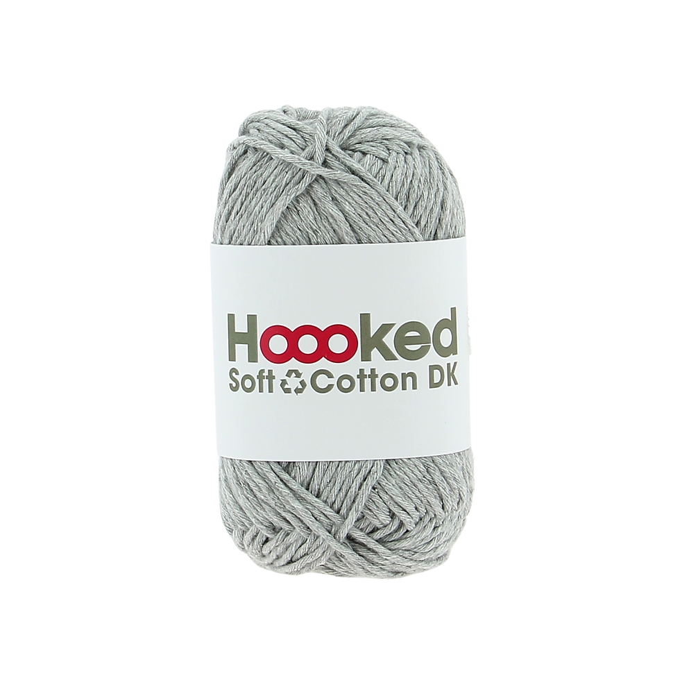 Thumbnail: Hoooked cotton soft new york grey grau