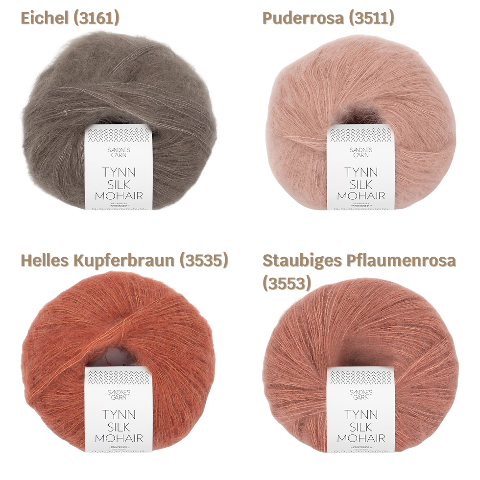 Miniaturbild: Sandnes Garn Tynn Silk Mohair 3161 3511 3535 3553
