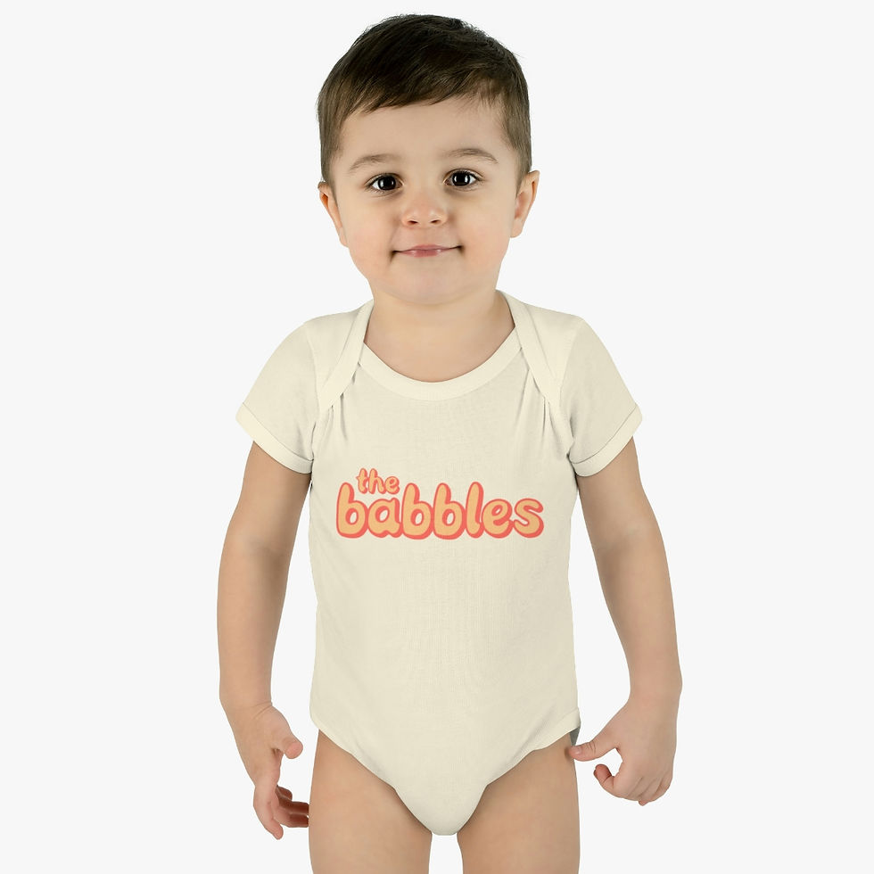 Thumbnail: The Babbles Infant Baby Rib Bodysuit