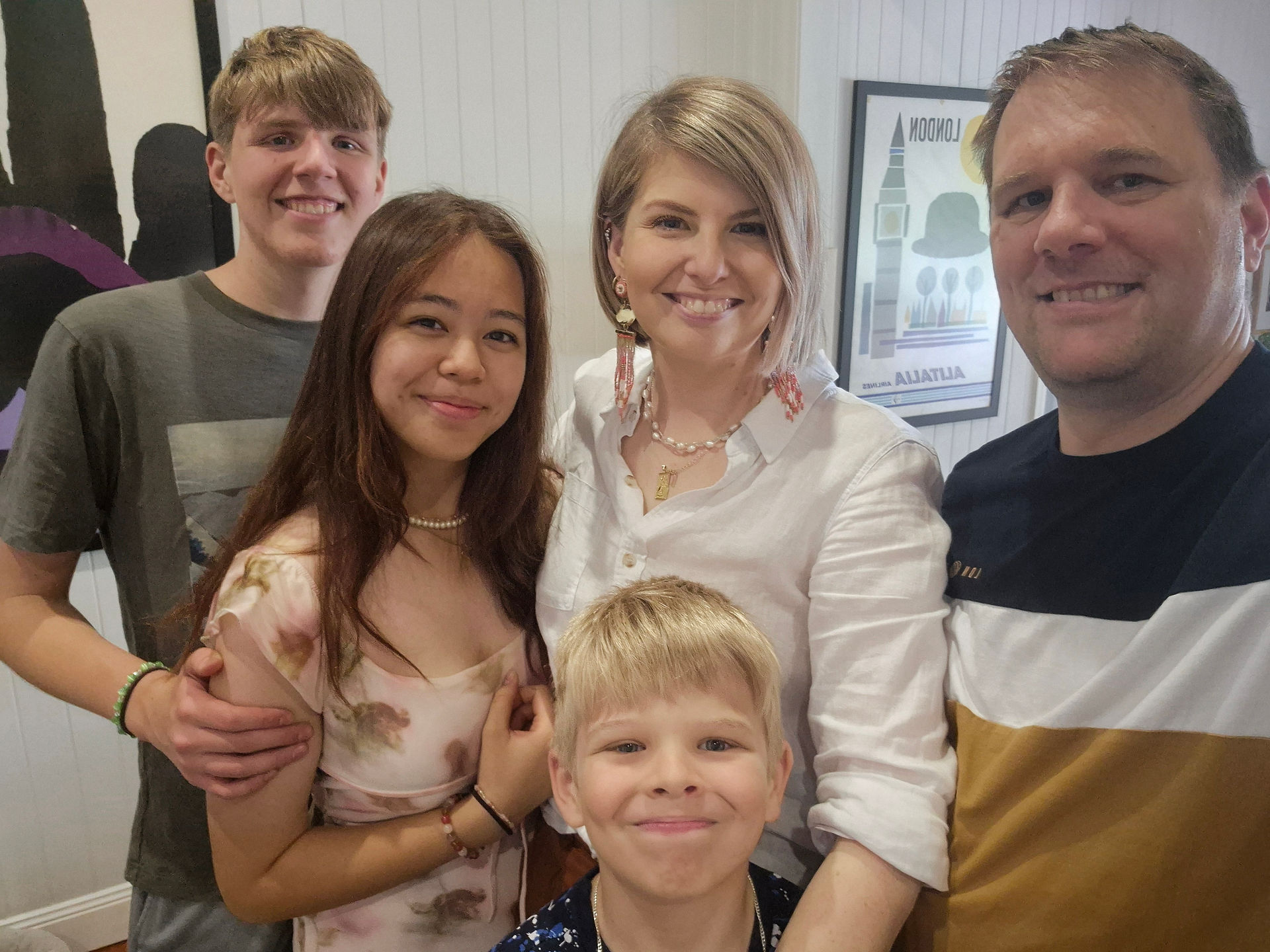 Our family on my birthday