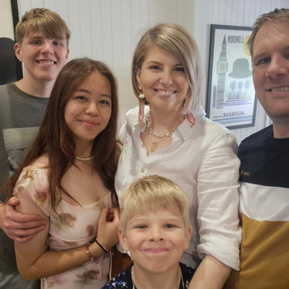 Our family on my birthday