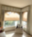 Drapery w/Roller Shades