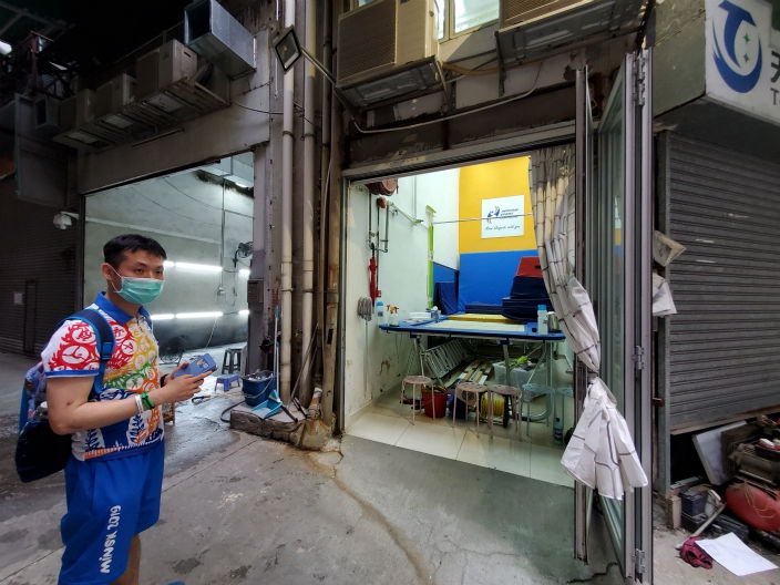 Joseph在荃灣工廈區租用地鋪教班,盡顯香港人靈活多變的特性。