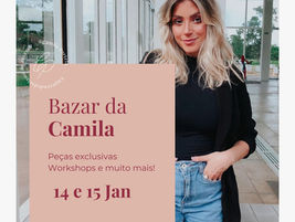 Vou fazer um evento: Bazar da Camila!