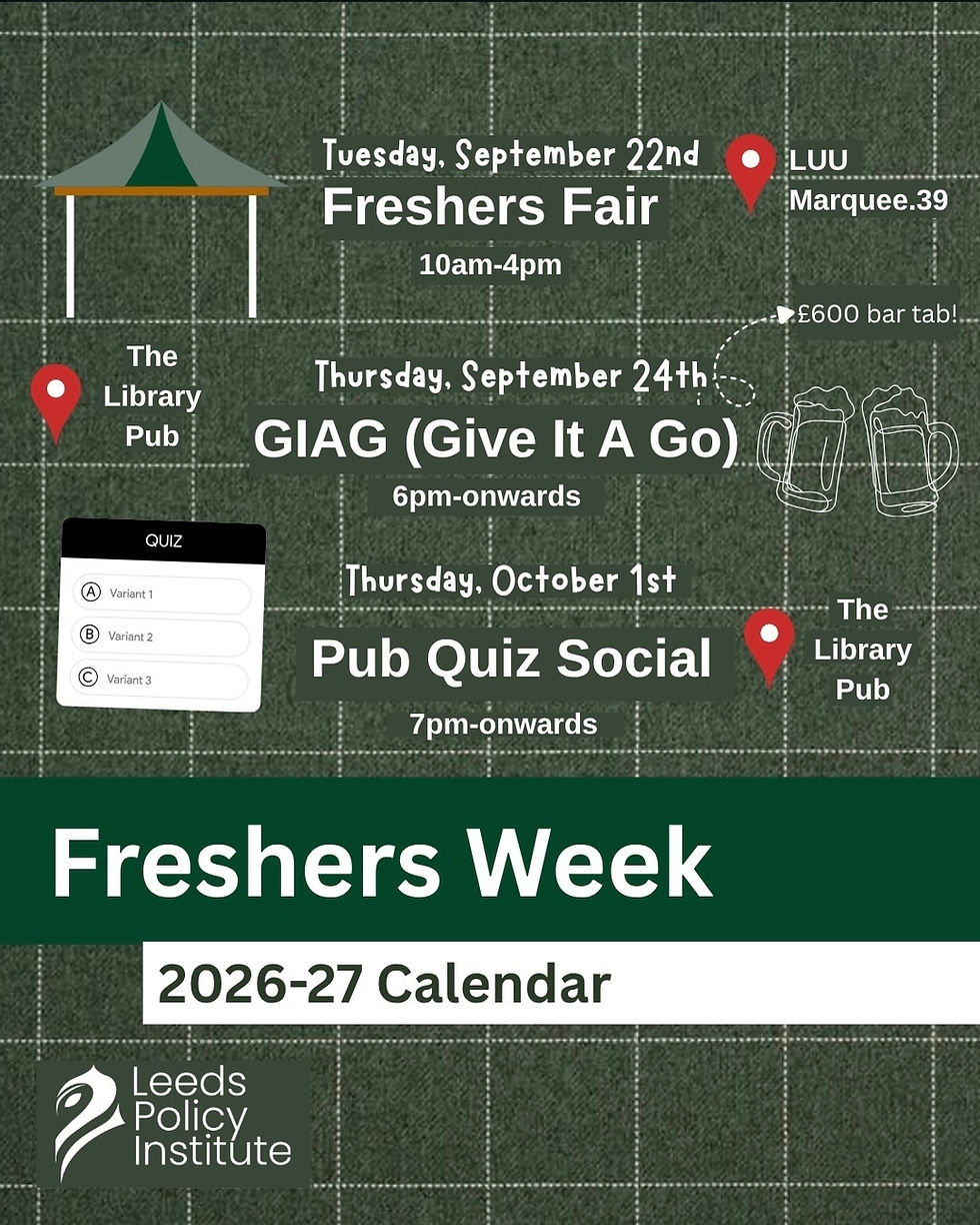 Welcome to LPI Freshers' Week 2026-27!