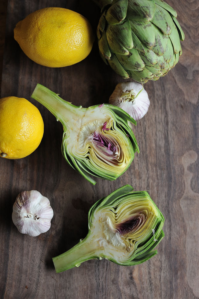 BOILED ARTICHOKES