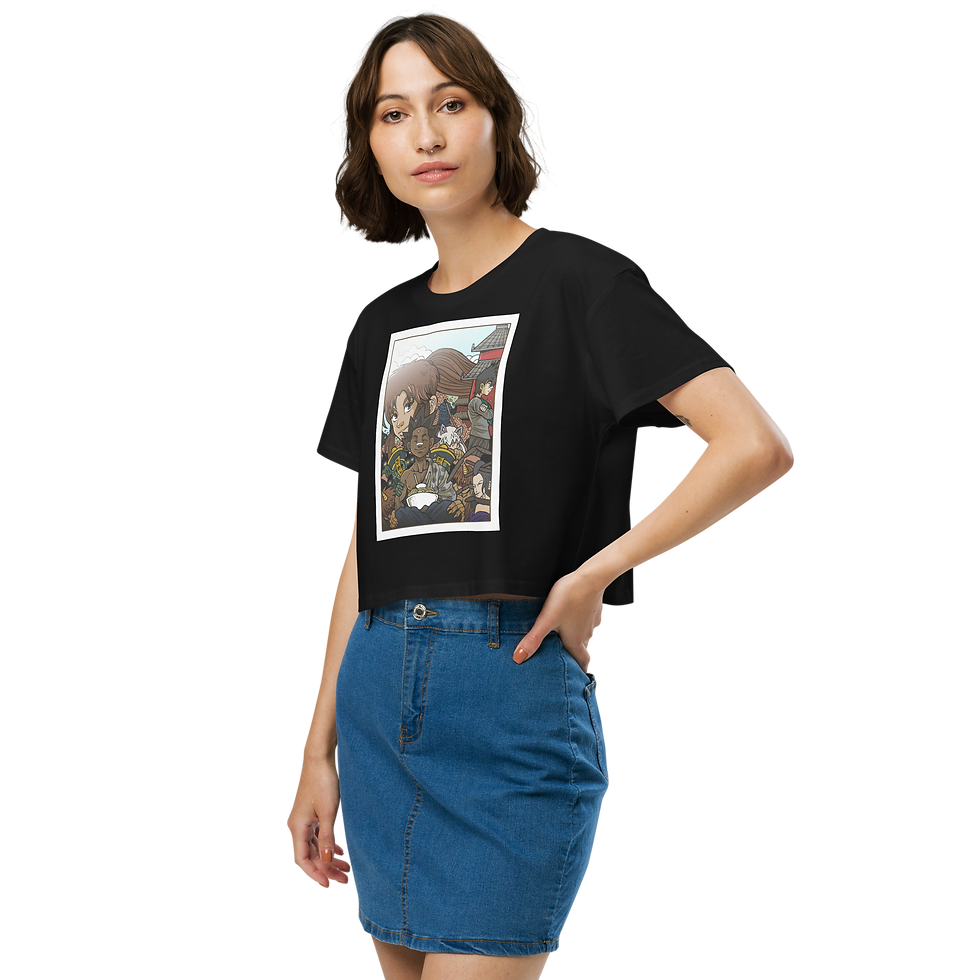 Thumbnail: Treadway "Ramen Shaman"Cropped Tee