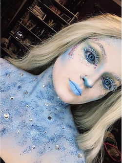 Ice Queen Make Up Look